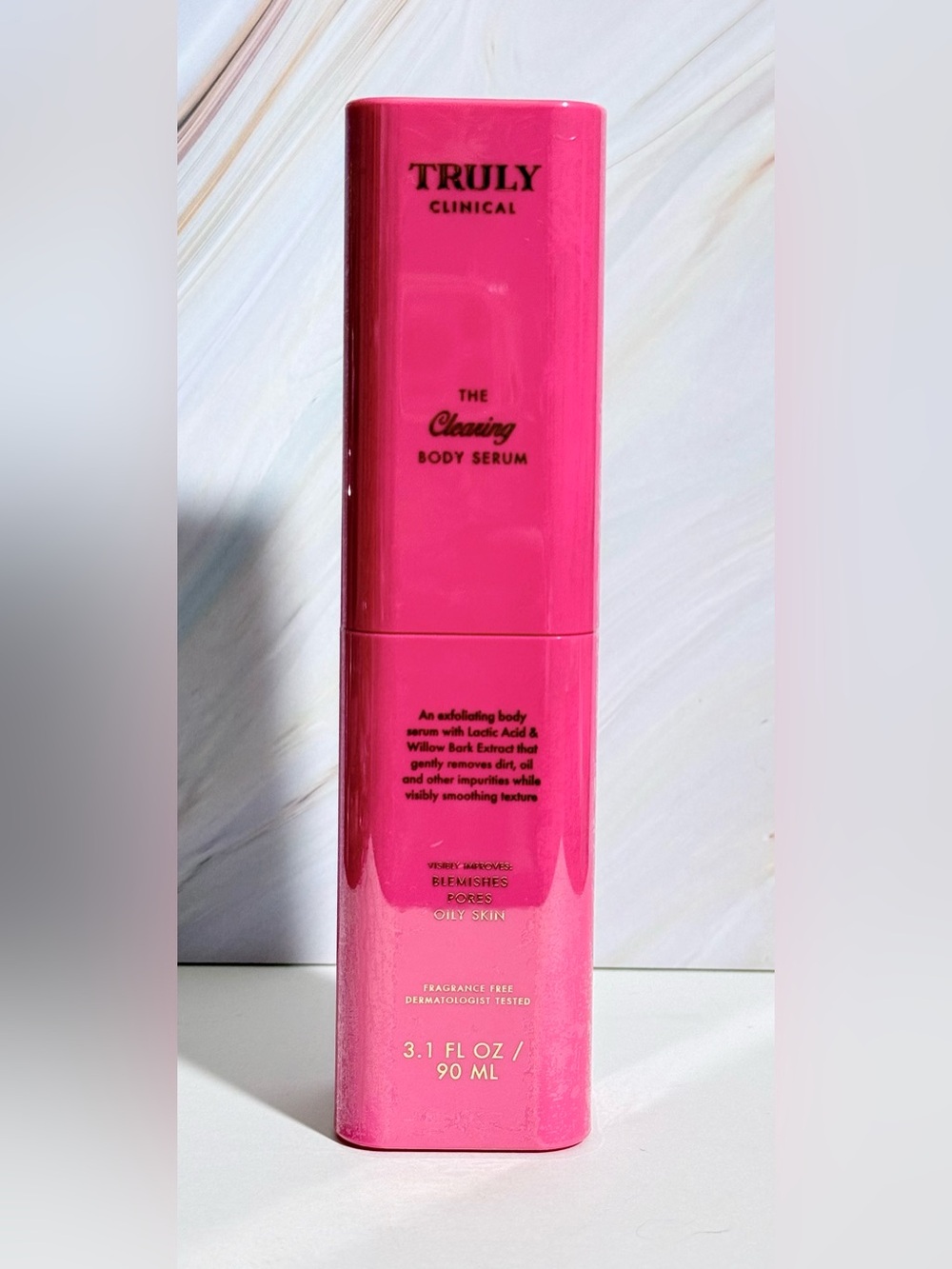 TRULY Clinical The Clearing Body Serum Exfoliating Lactic Acid 3.1 oz / 90ml